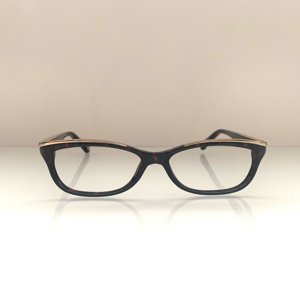 Michael Kors Eyeglass Frames • Dark Brown Tortoiseshell & Gold